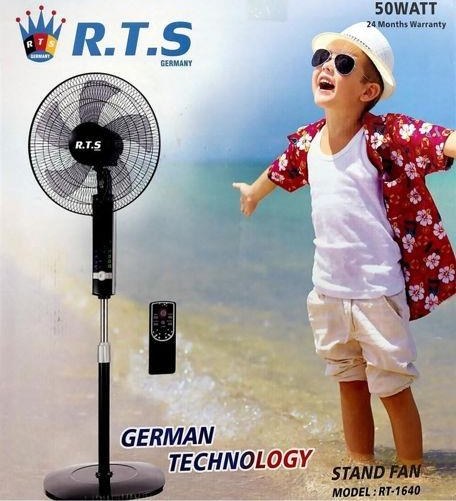 پنکه ایستاده کنترل دار ار تی اس مد RT1640